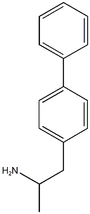 1-(4-phenylphenyl)propan-2-amine Struktur