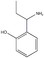 2-(1-aminopropyl)phenol Struktur