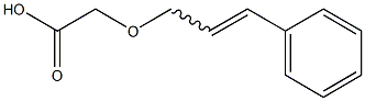 2-[(3-phenylprop-2-en-1-yl)oxy]acetic acid Struktur