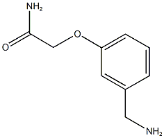 2-[3-(aminomethyl)phenoxy]acetamide Struktur