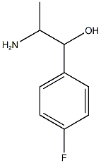 2-amino-1-(4-fluorophenyl)propan-1-ol Struktur