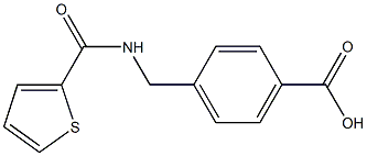 4-[(thiophen-2-ylformamido)methyl]benzoic acid Struktur