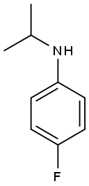 4-fluoro-N-(propan-2-yl)aniline Struktur