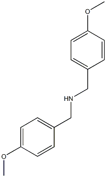 bis[(4-methoxyphenyl)methyl]amine Struktur