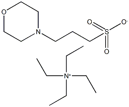 Tetraethylammonium 3-morpholinopropane-1-sulfonate Struktur