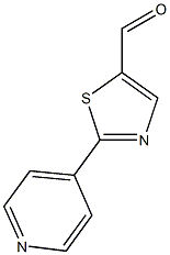 2-pyridin-4-yl-1,3-thiazole-5-carbaldehyde Struktur