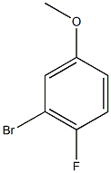 2-bromo-1-fluoro-4-methoxybenzene Struktur