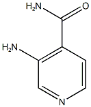 3-Aminopyridine-4-carboxamide Struktur