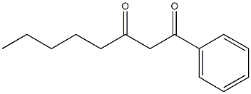 1-PHENYLOCTANE-1,3-DIONE Struktur