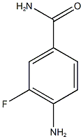 4-AMINO-3-FLUOROBENZAMIDE Struktur