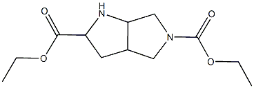 DIETHYL HEXAHYDROPYRROLO[3,4-B]PYRROLE-2,5(1H)-DICARBOXYLATE Struktur