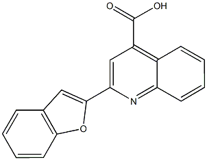 2-(1-BENZOFURAN-2-YL)QUINOLINE-4-CARBOXYLIC ACID Struktur