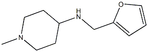 N-(2-FURYLMETHYL)-1-METHYLPIPERIDIN-4-AMINE Struktur