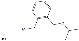 1-[2-(ISOPROPOXYMETHYL)PHENYL]METHANAMINE HYDROCHLORIDE Struktur