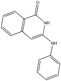 3-ANILINOISOQUINOLIN-1(2H)-ONE Struktur