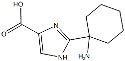 2-(1-AMINOCYCLOHEXYL)-1H-IMIDAZOLE-4-CARBOXYLIC ACID Struktur