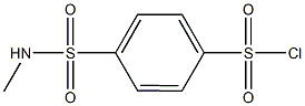 4-[(METHYLAMINO)SULFONYL]BENZENESULFONYL CHLORIDE Struktur