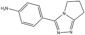 4-(6,7-DIHYDRO-5H-PYRROLO[2,1-C][1,2,4]TRIAZOL-3-YL)ANILINE Struktur