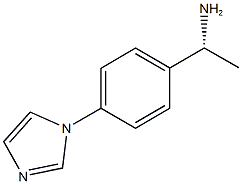 (1R)-1-[4-(1H-IMIDAZOL-1-YL)PHENYL]ETHANAMINE Struktur