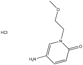 5-AMINO-1-(2-METHOXYETHYL)PYRIDIN-2(1H)-ONE HYDROCHLORIDE Struktur