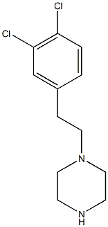 1-[2-(3,4-DICHLOROPHENYL)ETHYL]PIPERAZINE Struktur