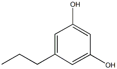 5-propylbenzene-1,3-diol Struktur