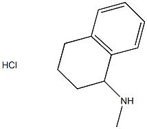 N-methyl-N-1,2,3,4-tetrahydronaphthalen-1-ylamine hydrochloride Struktur