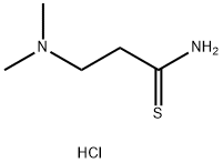 3-(dimethylamino)propanethioamide hydrochloride Struktur