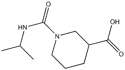 1-[(isopropylamino)carbonyl]piperidine-3-carboxylic acid Struktur