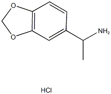 1-(1,3-benzodioxol-5-yl)ethanamine hydrochloride Struktur