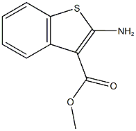 methyl 2-amino-1-benzothiophene-3-carboxylate Struktur