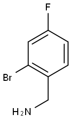 (2-bromo-4-fluorophenyl)methanamine Struktur