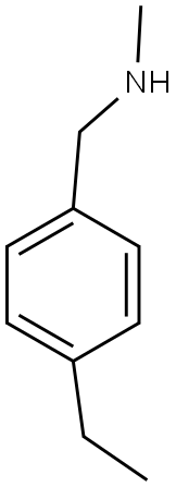 [(4-ethylphenyl)methyl](methyl)amine Struktur