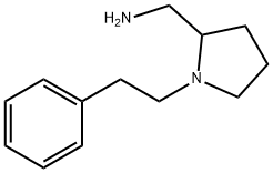 [1-(2-phenylethyl)pyrrolidin-2-yl]methanamine Struktur