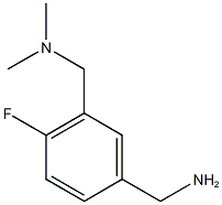 {3-[(dimethylamino)methyl]-4-fluorophenyl}methanamine Struktur