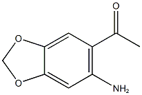 1-(6-amino-2H-1,3-benzodioxol-5-yl)ethan-1-one Struktur