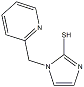 1-(pyridin-2-ylmethyl)-1H-imidazole-2-thiol Struktur