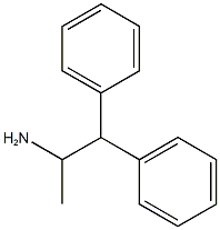 1,1-diphenylpropan-2-amine Struktur