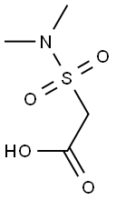 2-(dimethylsulfamoyl)acetic acid Struktur