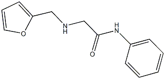 2-[(furan-2-ylmethyl)amino]-N-phenylacetamide Struktur