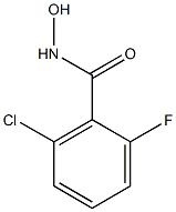 2-chloro-6-fluoro-N-hydroxybenzamide Struktur