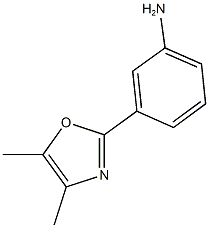 3-(4,5-dimethyl-1,3-oxazol-2-yl)aniline Struktur