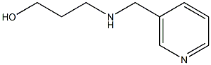 3-[(pyridin-3-ylmethyl)amino]propan-1-ol Struktur