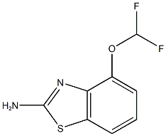 4-(difluoromethoxy)-1,3-benzothiazol-2-amine Struktur