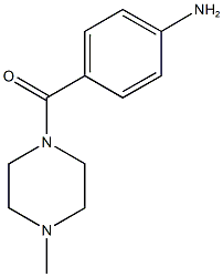 4-[(4-methylpiperazin-1-yl)carbonyl]aniline Struktur