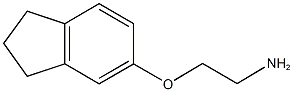 5-(2-aminoethoxy)-2,3-dihydro-1H-indene Struktur