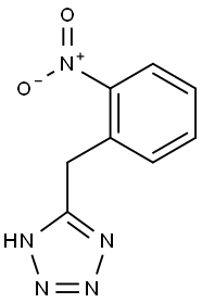 5-[(2-nitrophenyl)methyl]-1H-1,2,3,4-tetrazole Struktur