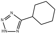 5-cyclohexyl-1H-1,2,3,4-tetrazole Struktur