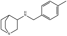 N-[(4-methylphenyl)methyl]-1-azabicyclo[2.2.2]octan-3-amine Struktur