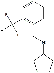 N-{[2-(trifluoromethyl)phenyl]methyl}cyclopentanamine Struktur